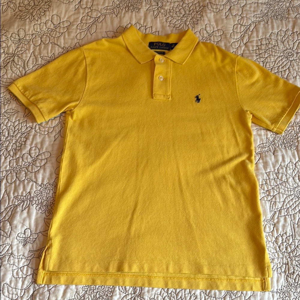 Polo by Ralph Lauren Yellow Classic Polo Shirt M 10-12